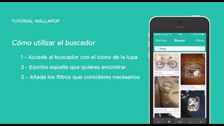 Tutorial Wallapop  Como utilizar el buscador iPhone [upl. by Erehs83]