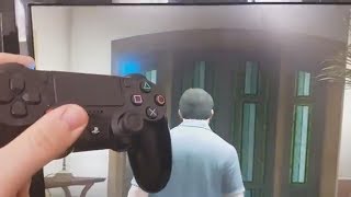 How to play GTA V on Pc With a Wireless PS4 Controller Part 2 [upl. by Ahsiliw]