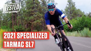 NEW Specialized Tarmac SL7 2021  The Benchmark Road Race Bike Gets Better  TESTED  Bicycling [upl. by Samuel]