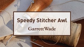 Speedy Stitcher Sewing Awl Tutorial [upl. by Nnylsor]