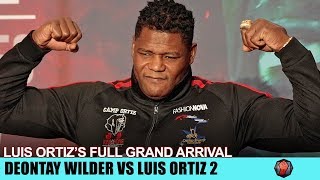 KING KONG COMETH  LUIS ORTIZ ARRIVES IN LAS VEGAS READY FOR WILDER ORTIZ 2 [upl. by Rima442]