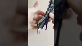 마크라메 DIY 정말 쉬운 핸드폰 스트랩 만들기 macrame [upl. by Mayeda]