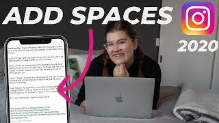 The RIGHT way to add spaces to Instagram Captions [upl. by Tomasina925]