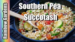 Southern Pea Succotash Recipe Lady Cream Peas Garden Fresh [upl. by Dorcy845]