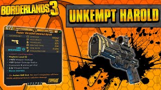 Borderlands 3  Unkempt Harold Legendary Weapon Guide It Returns [upl. by Paynter140]