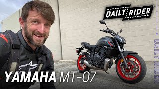 2021 Yamaha MT07 Review  Daily Rider [upl. by Thinia]