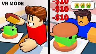 ROBLOX COOK BURGERS VR [upl. by Janaye]