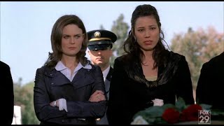 Bones 3x15  Brennan goes to Booths funeral [upl. by Keynes138]