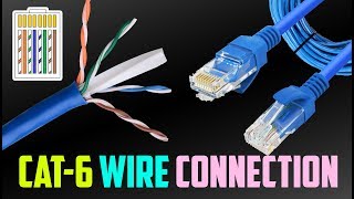 Broadband Cat6 Plug Cable Connection Color Sequence [upl. by Aerb498]