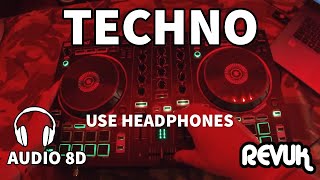 8D Techno Mix  8D AUDIO USE HEADPHONES [upl. by Aerdnwahs286]