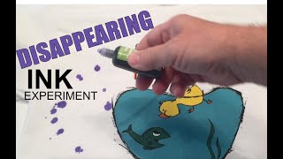 How Disappearing INK works Experiment [upl. by Draillih955]