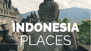 10 Best Places to Visit in Indonesia  Travel Video [upl. by Arquit]