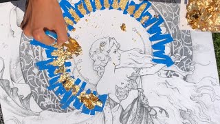 How to Gold Leaf with Precision Tutorial [upl. by Vaas]