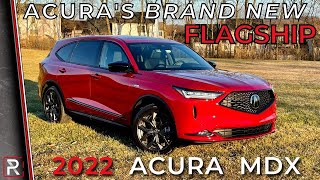 The 2022 Acura MDX ASpec is Acuras New 3Row Flagship Luxury SUV [upl. by Aletha]