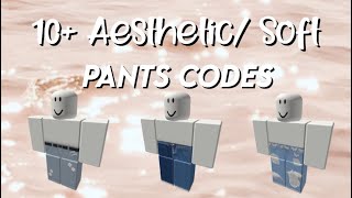 10 Aesthetic  Soft Pants Codes For Bloxburg [upl. by Ilamad400]