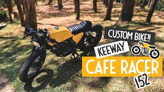 KEEWAY Cafe Racer Build  Elis Mods and Upgrades  Jaq Bautista [upl. by Eelessej833]