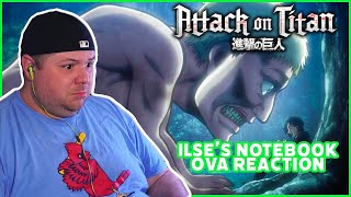 IT SPOKE Attack on Titan Ilses Notebook OVA Reaction [upl. by Azyl]