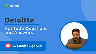 Deloitte Aptitude Test Questions and Answers [upl. by Sharron331]