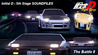 Initial D 5th Stage SOUNDFILES Battle II [upl. by Eidnas]