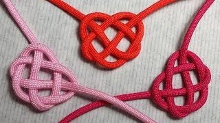 Celtic Heart Knot The easiest way to do [upl. by Haikan]