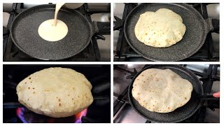 10 Minutes Recipe  The Perfect Roti Phulka Chapati   No knead  No Rolling 🙂 [upl. by Roslyn850]