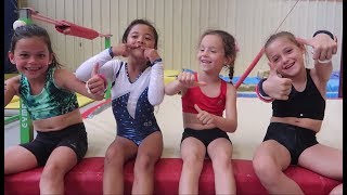 GYMNASTIQUE  ROSE MELYNA MIMI ET ISA ATTENDENT VOS VIDEOS  ♥ [upl. by Rrats]