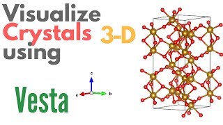 VESTA Interface and Features TUTORIAL 2 [upl. by Kartis77]
