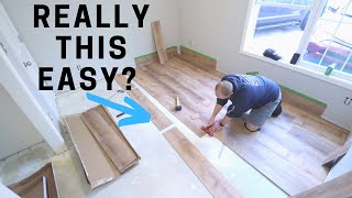 How to Install Lifeproof Vinyl Flooring [upl. by Terrijo]