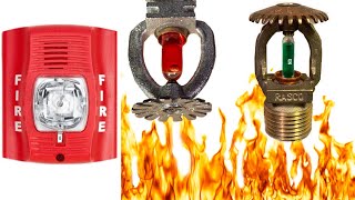 Setting Off Fire Sprinklers with Fire Alarm Activation [upl. by Hctub159]