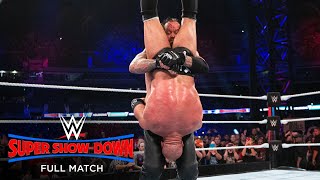 FULL MATCH  Undertaker vs Triple H  No Disqualification Match WWE Super ShowDown 2018 [upl. by Kenward]