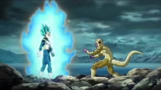 SSGSS Vegeta Vs Golden Frieza [upl. by Yrffoeg]