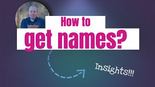 How to get names  Mediumship Development [upl. by Novar232]