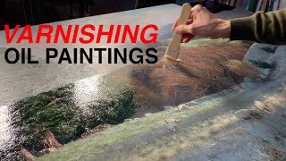 How to VARNISH an Oil Painting  My TOP 5 TIPS [upl. by Garceau]