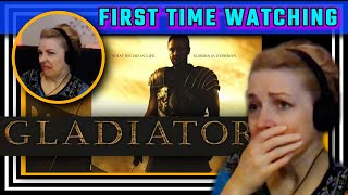 GLADIATOR 2000  movie reaction  FIRST TIME WATCHING [upl. by Htabazile]