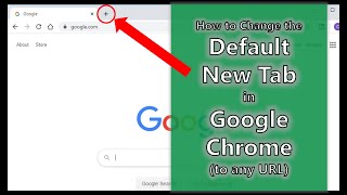 How to Change the Default New Tab in Google Chrome to any URL [upl. by Entwistle]