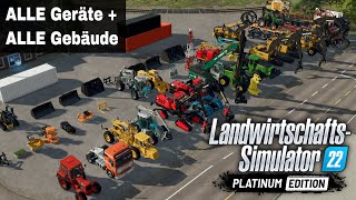 LS22 DLC  ALLE Geräte  Gebäude Platinum Expansion  LS22 Modvorstellung [upl. by Enaid]