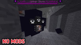 How to summon wither storm in Minecraft no Mods 2023 [upl. by Lunette801]