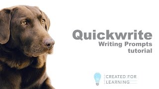 Quickwrite Writing Prompts Tutorial  Teachers Can Implement Simple Daily Writing Practices [upl. by Preuss882]