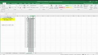 FUNCIÓN LOGARITMO NATURAL EN EXCEL [upl. by Hahnert575]