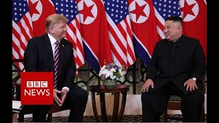 Donald Trump and Kim Jongun meet in Vietnam  BBC News [upl. by Jenni]