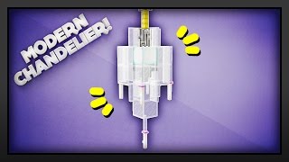 Minecraft  How To Make A Modern Chandelier [upl. by Glynda]