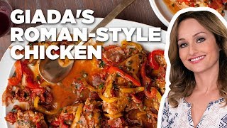 Giada De Laurentiis Makes RomanStyle Chicken  Everyday Italian  Food Network [upl. by Adnwahsar]