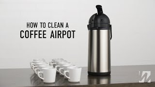 How to Clean a Coffee Airpot [upl. by Ojeitak542]