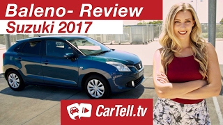 2017 Suzuki Baleno Review  CarTelltv [upl. by Ajnek]