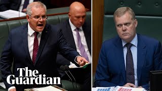 ‘I don’t care whether you’re happy’ Speaker snaps at Scott Morrison in fiery question time [upl. by Kenzi]