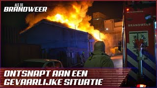 MEGA GROTE industriële brand  Als de Brandweer [upl. by Arret]