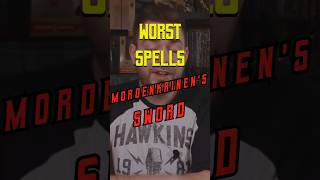 Worst Spells  Mordenkainens Sword [upl. by Seibold]