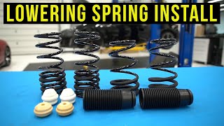 Lowering Springs Install  FRS BRZ 86 [upl. by Niwre]