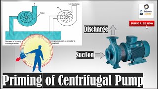 Priming of Centrifugal Pump [upl. by Anhsirk820]