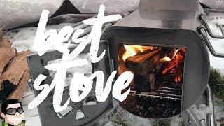 Best Wood Stove for Winter Camping by GStove [upl. by Irianat]